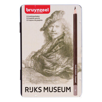 Bruynzeel rijksmuseum grafittblyanter, 12 stk.