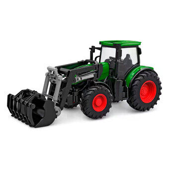 Kids Globe fjernstyrt traktor med frontlaster - Grønn
