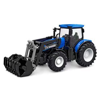 Kids Globe RC Traktor med Frontlaster - Blå