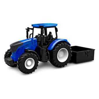 Kids Globe-traktor med tippende bøtte - Blå