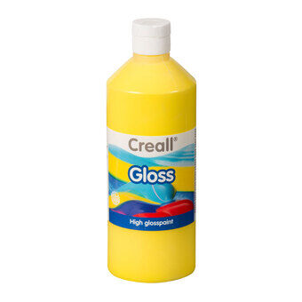 Creall gloss gloss maling gul, 500ml
