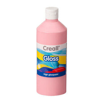 Creall gloss gloss maling rosa, 500ml