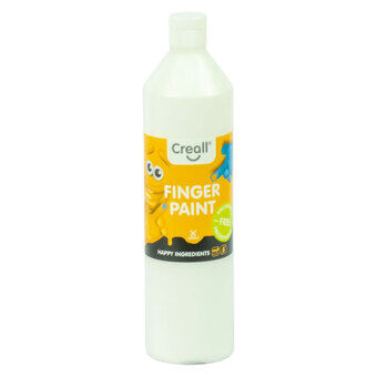 Creall fingermaling konserveringsmiddelfri hvit, 750ml