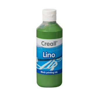 Creall lino block print maling grønn, 250ml
