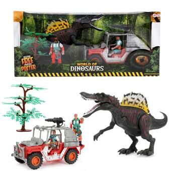 World of Dinosaurs lekesett - jeep med Dino