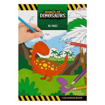 Dinosaurenes verden super fargeleggingsbok