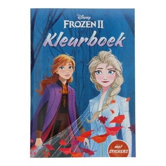 Disney Frozen II Fargeleggingsbok med klistremerker