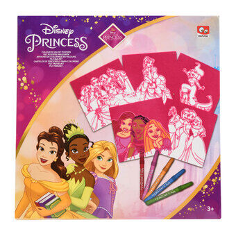 Disney prinsessefiltfarger, 5 stk.