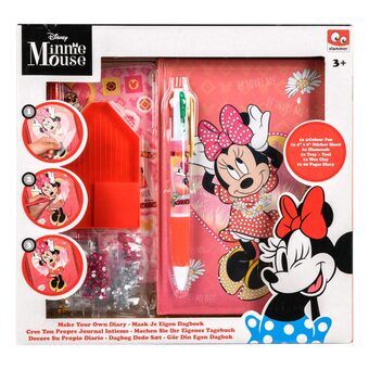 Minnie Mouse dagbok designsett med rhinestones