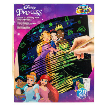 Disney prinsesse Ripekunst og fargeleggingsbok