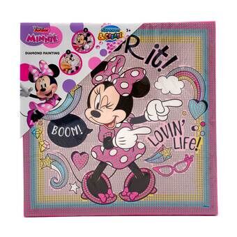 Minnie Mouse Diamantmaling Lerret XL