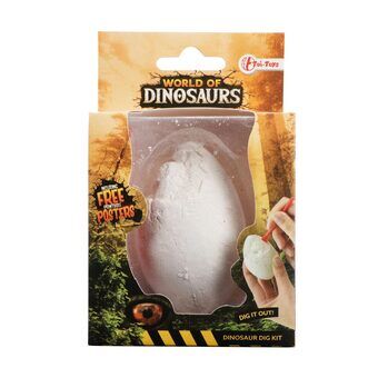 Verden av Dinosaurs utgravingssett Dino-egg