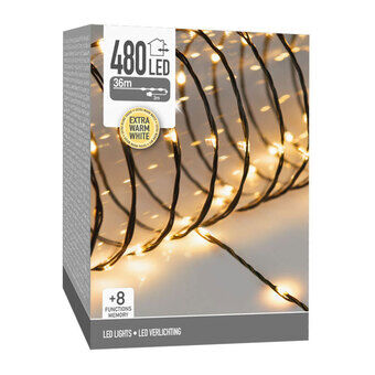 LED-belysning 480 LED ekstra varm hvit