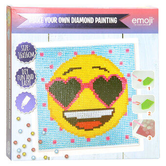 Emoji diamantmaleri - briller