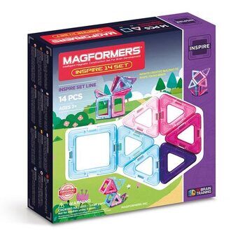 Magformers inspirere, 14 stk.