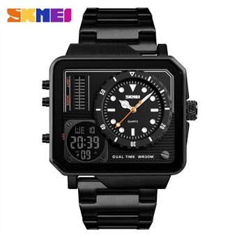 SKMEI Men Dual Display Sport Watch Stopwatch Alarm Digital Watch