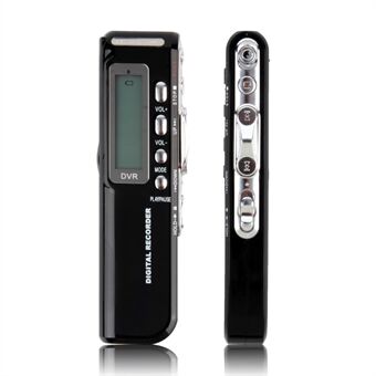R10 8GB USB LCD-skjerm Digital Audio Stemmeopptaker Diktafon MP3-spiller
