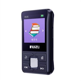RUIZU X55 1,5-tommers skjerm BT MP3 bærbar musikkvideospiller med høyttaler FM-radioopptak