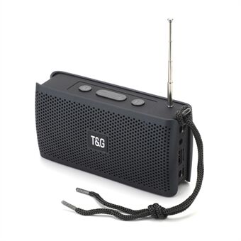 T&G TG282 trådløs Bluetooth-høyttaler med lommelykt musikkspillerstøtte TF / FM / 3,5 mm AUX / U-disk