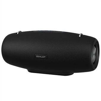 ZEALOT S67 Bærbar 60W trådløs Bluetooth-høyttaler Outdoor HiFi Stereo Music Subwoofer med skulderstropp