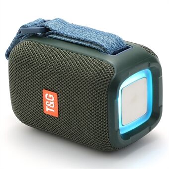 T&G TG339 Portable Bluetooth Speaker High Power Shockproof Subwoofer Speaker with RGB Light/Handle Support FM/TF (CE)