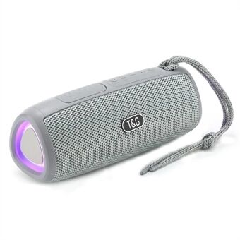 T&G TG344 Portable Bluetooth Speaker with LED Light TWS Soundbar Wireless Hi-Fi Audio System Subwoofer