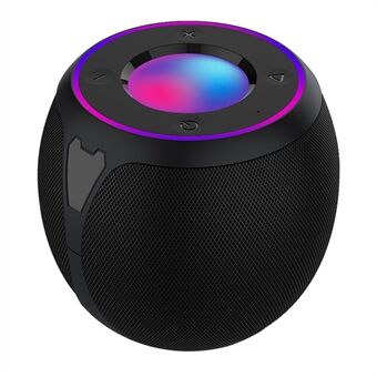 CYBORIS T202 RGB pustelys Smart trådløs Bluetooth-høyttaler AI-stemmekontroll Bærbar Home TWS Bass-høyttaler