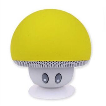 Mushroom Portable Bluetooth Wireless Stereo Speaker Mini Subwoofer with Suction Cup and Mic