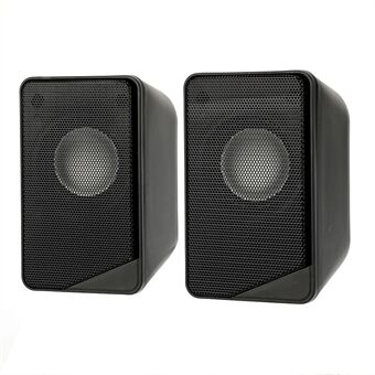 T-WOLF S2 Dual Wired Speaker Heavy Bass Surround Sound System Music Speaker for Desktop and Laptop