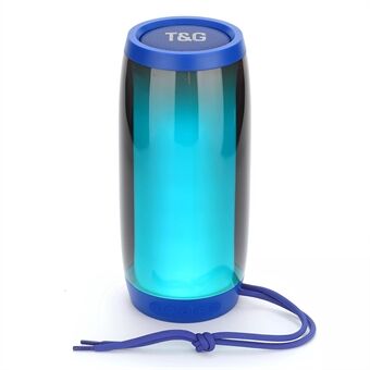 T&G TG335 trådløs Bluetooth-høyttaler Bærbar Outdoor basshøyttaler AMP med farge-LED for PC-telefonstøtte FM / TF-kort (CE)