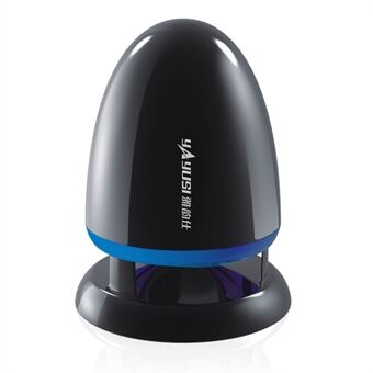 YAYUSI A801 minihøyttaler 3,5 mm lydhøyttaler med LED-lys Sklisikker kablet lydforsterker for skrivebord