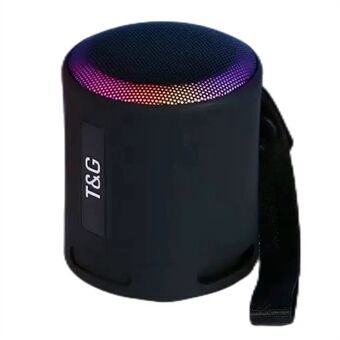 T&G TG373 LED-pustelys Bærbar Bluetooth-høyttaler Outdoor trådløs stereo subwoofer