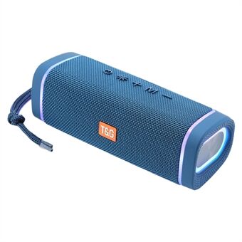 T&G TG375 trådløs Bluetooth-høyttaler Bærbar lydsøyle med RGB-belysning TWS Stereo Subwoofer FM Radio Boom Box