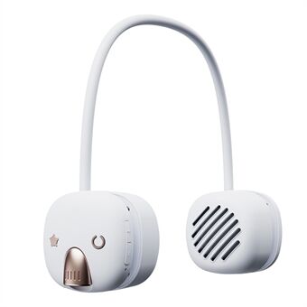 T5 Mini Size Halshengende Bluetooth-høyttaler Nakkebånd Bærbar trådløs HiFi Sound Subwoofer med LED-lys