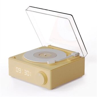 X11 Klokke Vinyl Platespiller Platespiller Stereolyd Retro Bluetooth-høyttaler