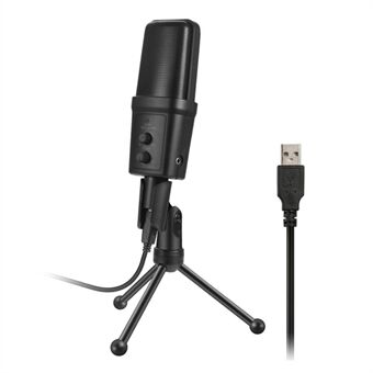 SF-970 USB Computer Handheld Microphone Online Game Condenser Microphone with Tripod