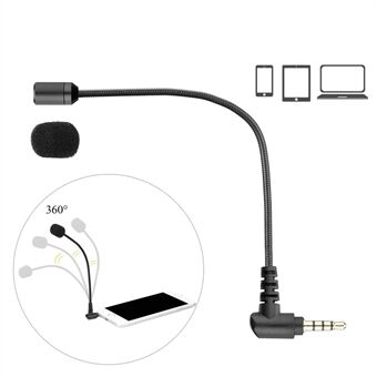 BOYA BY-UM4 Omnidirectional Condenser Microphone Mini 3.5mm Jack Flexible Mic for PC Computer Laptop Smartphone