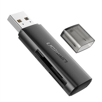 UGREEN 2 i 1 kortleser USB 2.0 til SD / TF minnekortadapter Smart for bærbare tilbehør