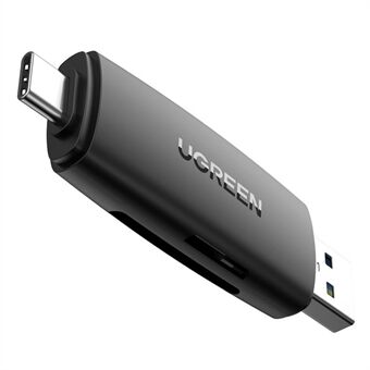 UGREEN 2-i-1 USB A til USB C OTG-kortleser PC Bærbar telefonomformer Smart minnekortleseradapter