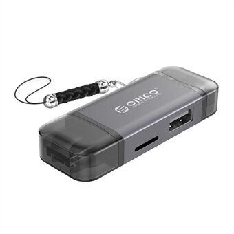 ORICO 2CR61 GY-BP USB til minnekortleser Type C Micro USB-port til TF-kortleser for bærbar PC og smarttelefon