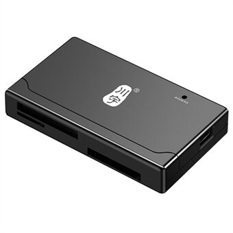 KAWAU C233 USB 2.0 480 Mbps høyhastighets datamaskinminnekortleser for SD / CF / TF / MS-kortleser