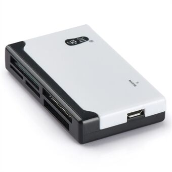 KAWAU C235 USB 2.0 6-i-1 multikortleser for SD / TF / CF / MS / M2 / XD 480 Mbps hurtigoverføring minnekortleserhub