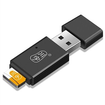 KAWAU C308 USB 3.0 5 Gbps høyhastighets TF-kortleser datamaskin minnekortleser