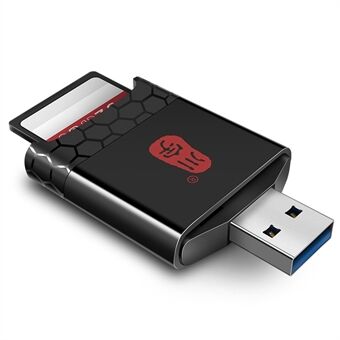 KAWAU C362 2 i 1 USB 3.1 til SD / TF-kortleseradapter for SD / TF UHS-II 4.0 minnekort
