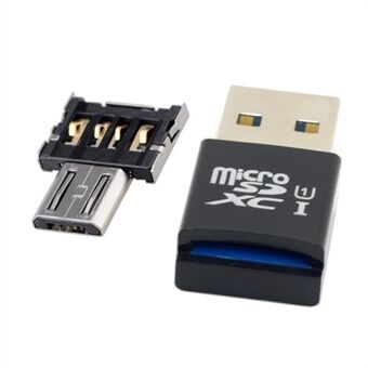 5 Gbps høyhastighets USB 3.0 til Micro SD SDXC TF-kortleser med Micro USB 5Pin OTG-adapter