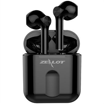 ZEALOT T2 TWS Bluetooth 5.0 øretelefon Stereo øreplugg med mikrofon ladeboks