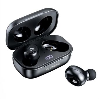 FLOVEME TWS Bluetooth-ørepropper HiFi stereolyd-øretelefoner med digital skjerm