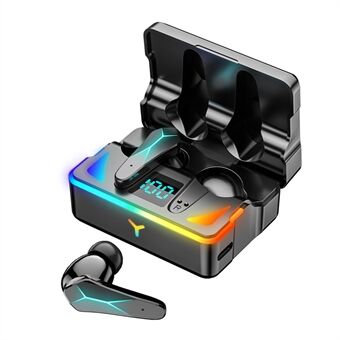 X7 TWS Gaming-øretelefoner Trådløse Bluetooth-hodetelefoner HIFI Headset med lav forsinkelse Støyreduksjon i ørepropper med mikrofon