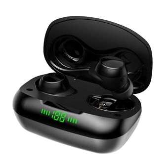 TWS-24 trådløse Bluetooth-ørepropper Touch Control In-ear-øretelefoner med LED-batteriskjerm