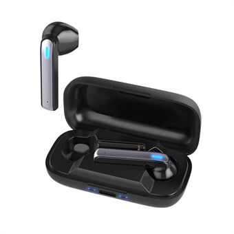 BQ02 Bluetooth Headset TWS Trådløse ørepropper Bærbare hodetelefoner HD Call Subwoofer Vanntette sportshodetelefoner for å se på å spille spill